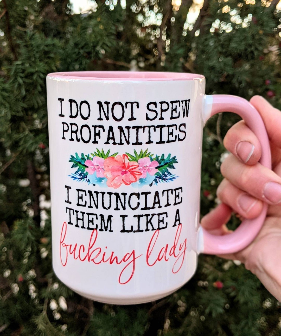 Coffee Mug I Don't Spew Profanities I Enunciate Them - Etsy