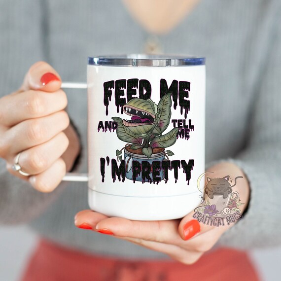Cute Plant Coffee Mug | Spooky Mug | Halloween Mug