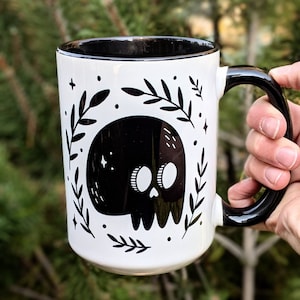 Halloween Coffee Mug | Witchy Mug | Fall Coffee Mug | Skull Cup | Personalized Mug