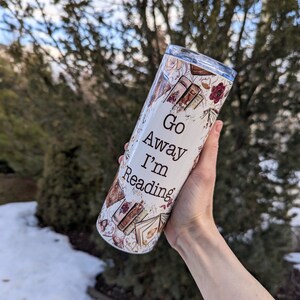 Vete, estoy leyendo, vaso para amantes de los libros, regalo para lectores