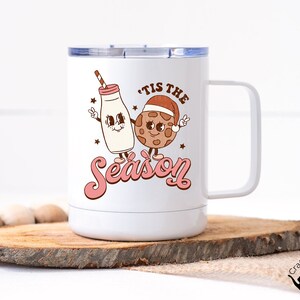 Christmas Coffee Mug | Retro Christmas Mug | Personalized Gift | Tis the Season | 40oz Tumbler