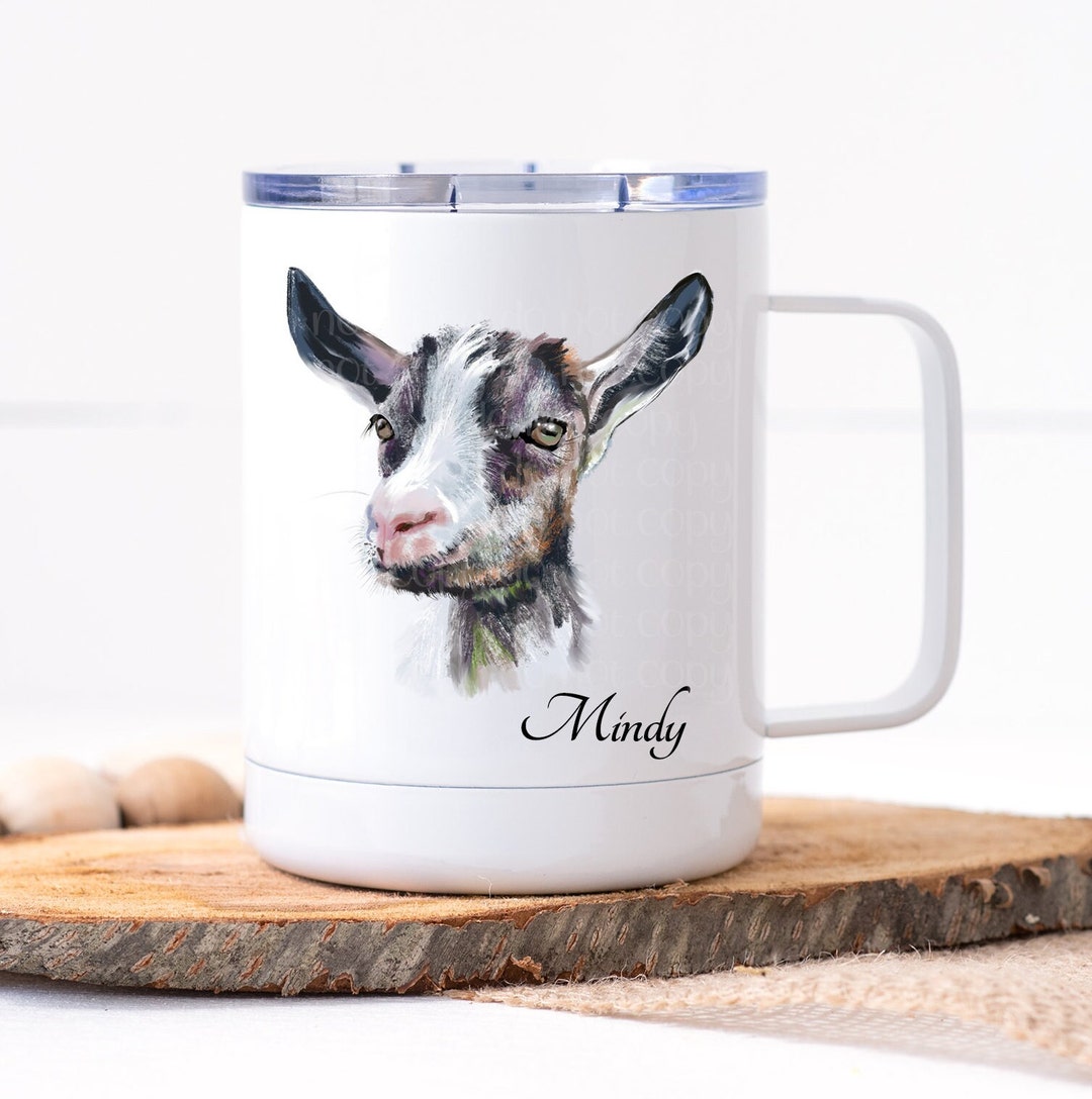 Travel Mug Goat Mug Goat Gift Personalized Gift Etsy