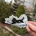Black Cat Sticker | Cat on Books Sticker | Cat Sticker | Cute Sticker 