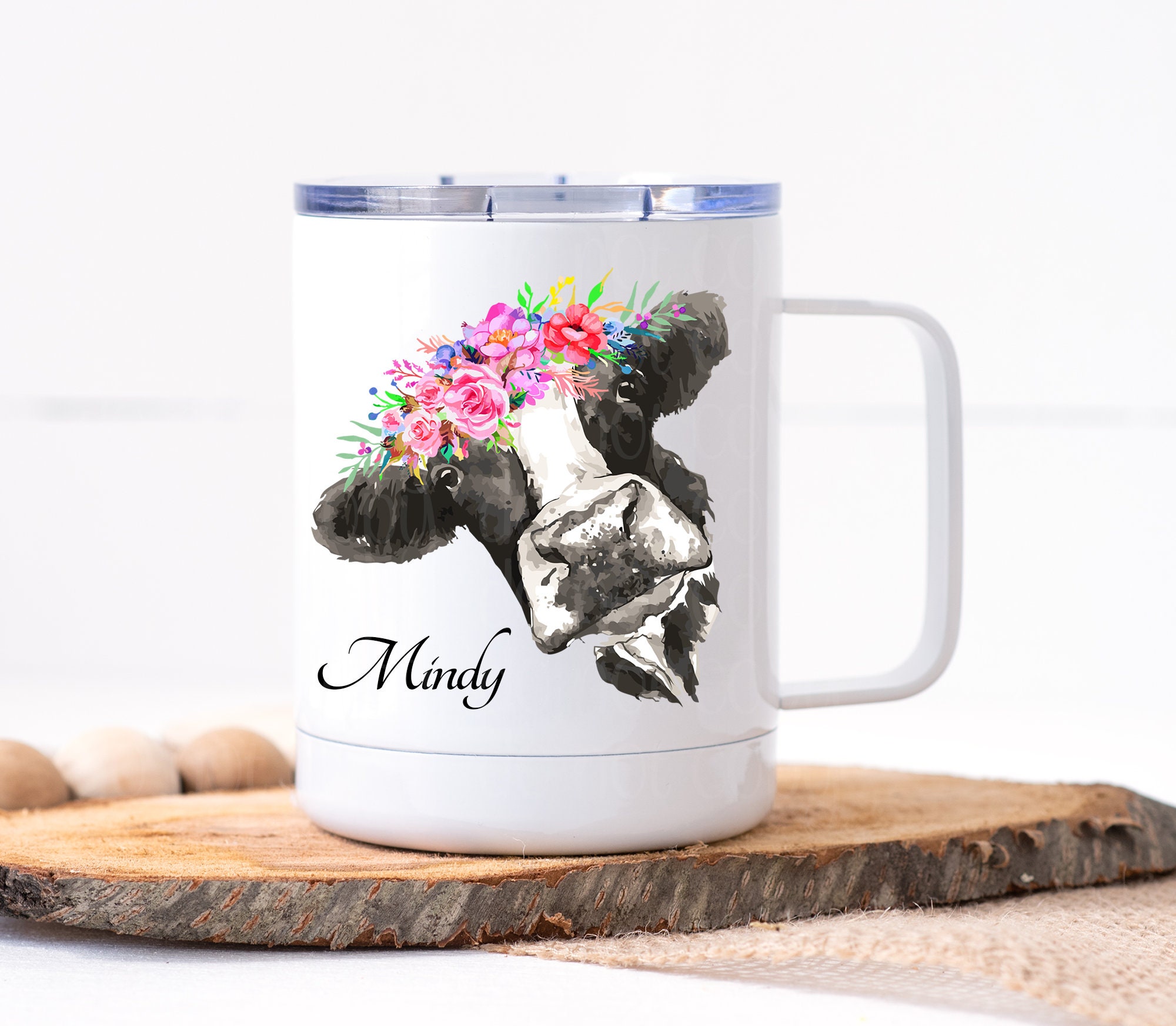 CUBICER Personalized Initial Coffee Tumbler Cow Travel Cup With Lid  Insulated Mug Cute Christmas Gif…See more CUBICER Personalized Initial  Coffee