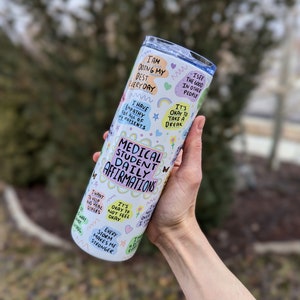 Personalized Medical Student Reminders | Medical Student Gift | Medical Student Tumbler