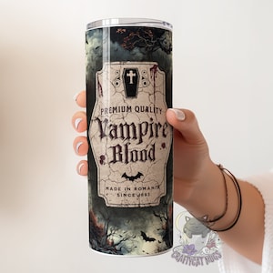 Spooky Vampire Tumbler | Halloween Tumbler