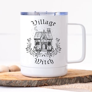 Witchy Gifts | Village Witch | Witchy Mug | Halloween Travel Cup | Fall Coffee Mug | Personalized Gifts