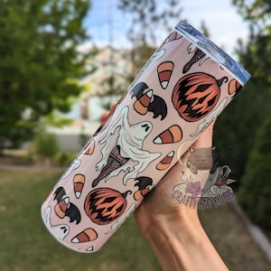 Spooky Tumbler | Halloween Tumbler | Ghost Tumbler