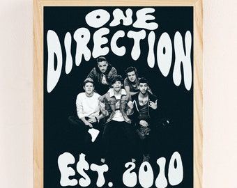 One Direction Poster Etsy One Direction Poster Etsy