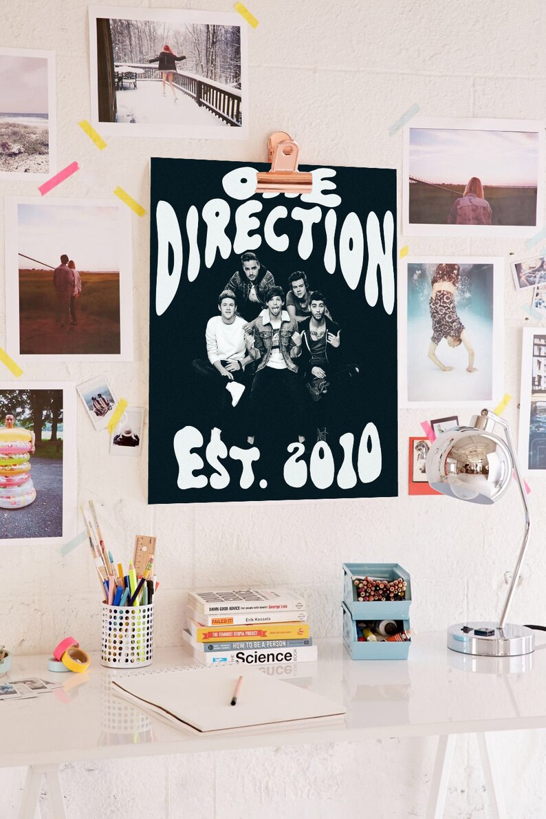 One Direction Vintage Poster Print 8x10 POSTER | Etsy