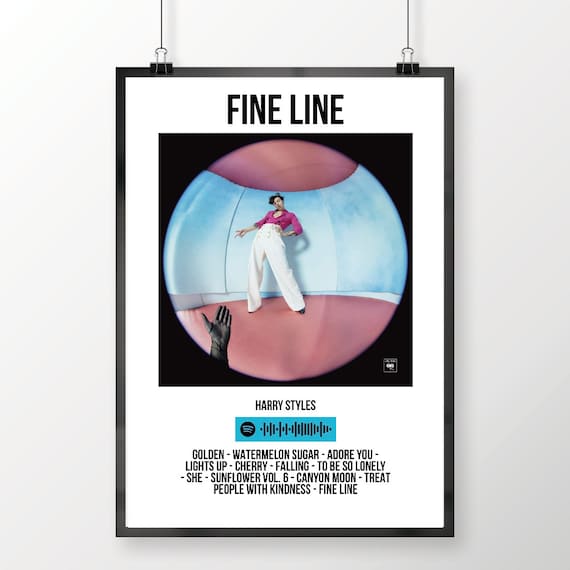 Harry Styles Fine Line Album Spotify Poster Digital Download Etsy Harry Styles Fine Line Album Spotify Poster Digital Download Etsy