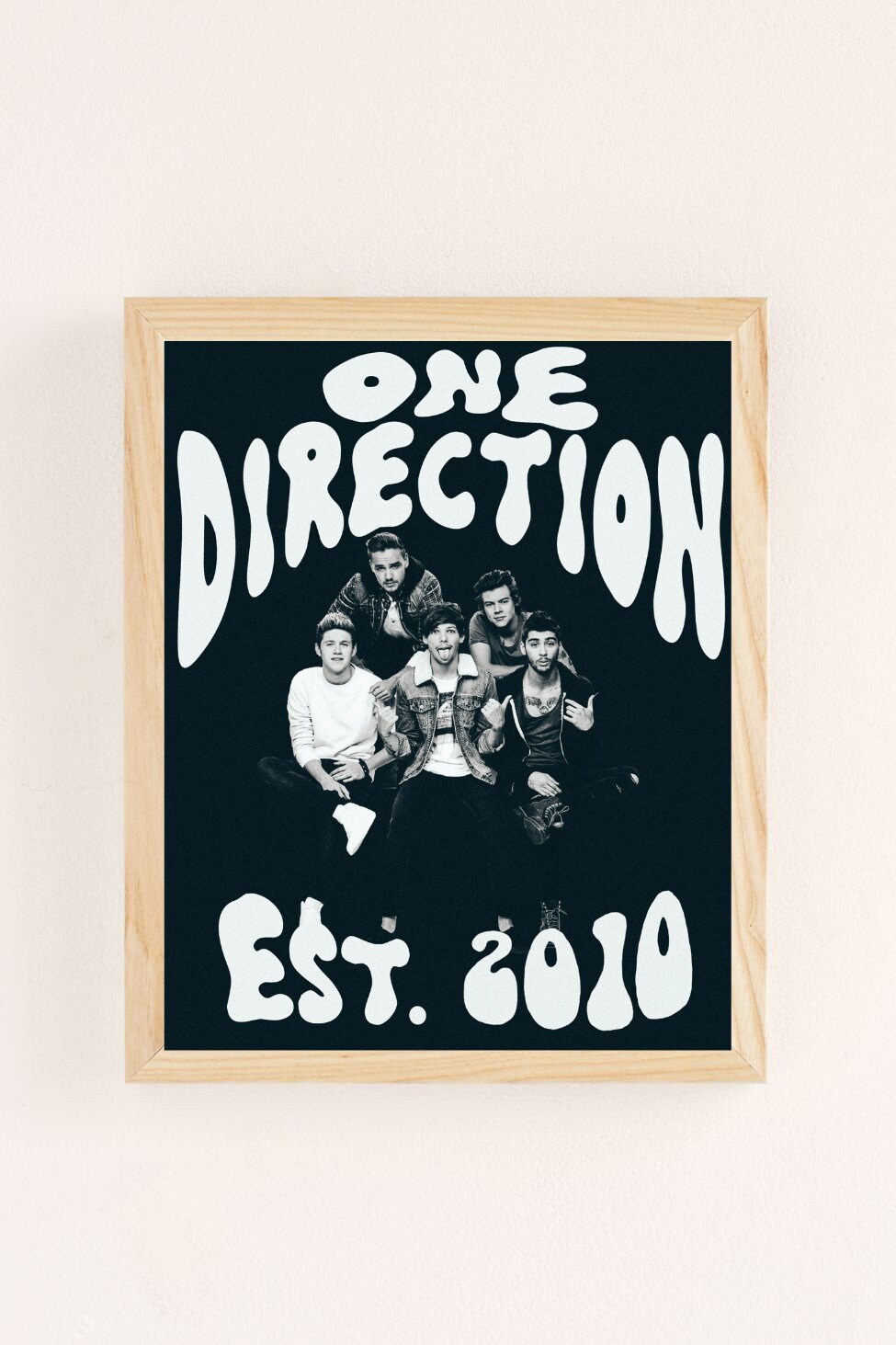 One Direction Vintage Poster Print (8x10 POSTER)