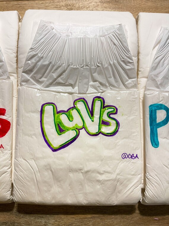 Abdl Adult Luvs Diaper Etsy