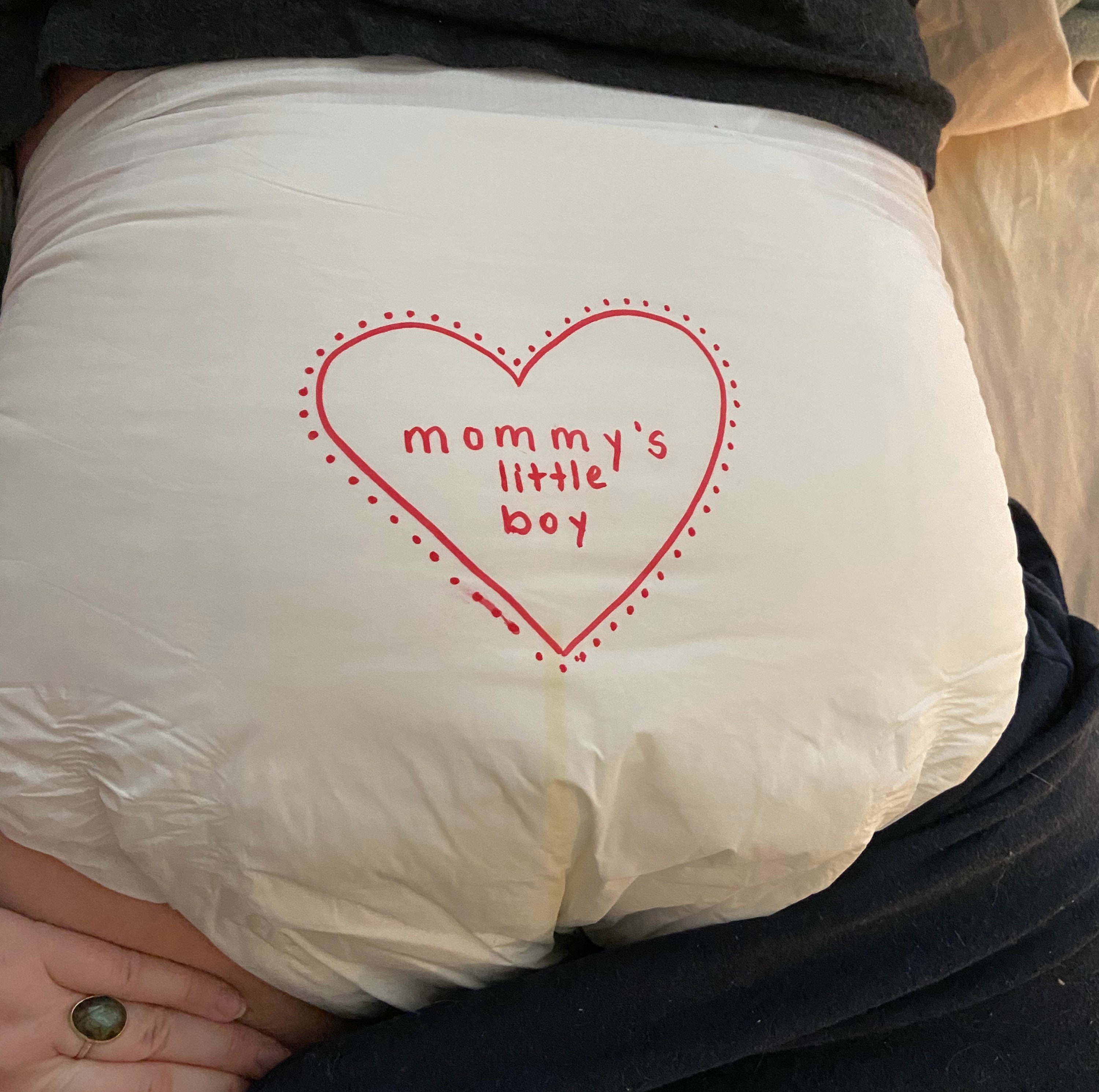 ABDL Fetish Adult Baby Diaper Mommys Diaper Boy Etsy
