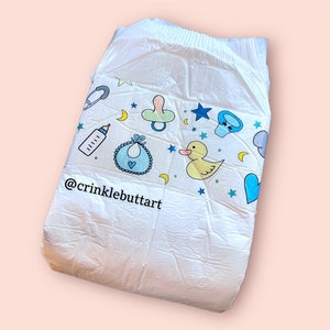 &quot;ABDL Tape &quot;&quot;Baby Things&quot;&quot; in blau, pink oder orange.&quot;