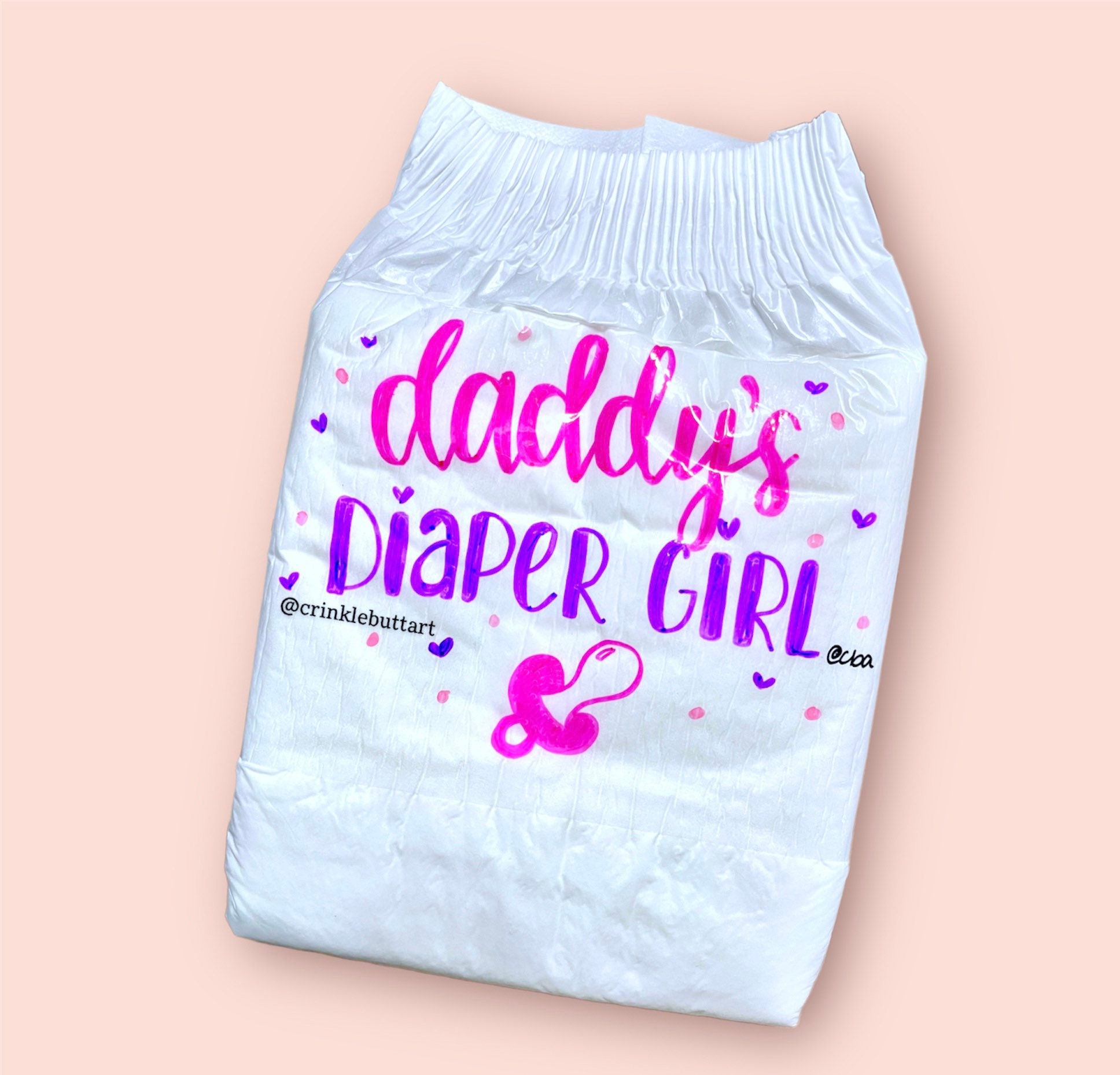 Buy Adult Baby Diaper Lover Aww So Cute Cry Baby Adult Bib, Purple Online  at desertcartIsrael