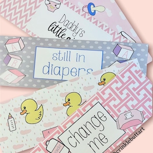 *5er* ABDL Diaper Tapes, &quot;Mommy Rey&#39;s Pink Humiliation Set&quot;