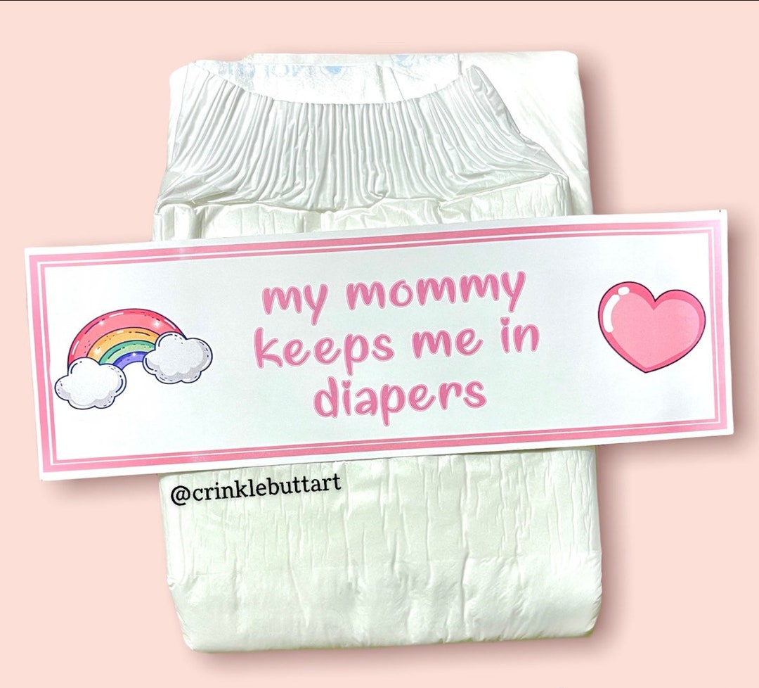 ABDL Diaper Tape mommy Keeps Me in Diapers Also Available Daddy Etsy