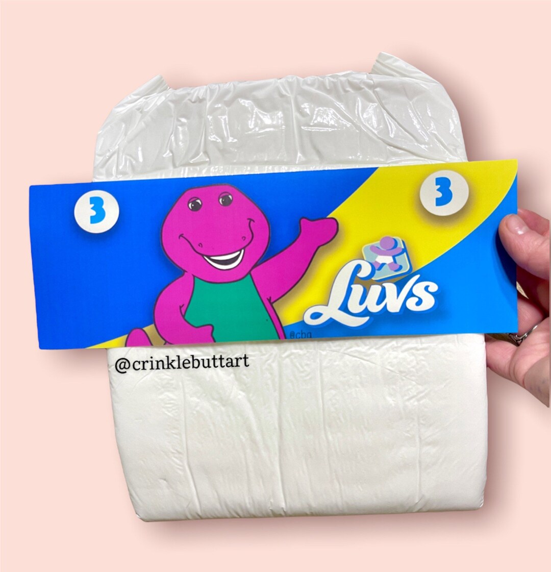 ABDL CLEAR Premium Diaper Tapes vintage Luvs ABDL Vintage Etsy
