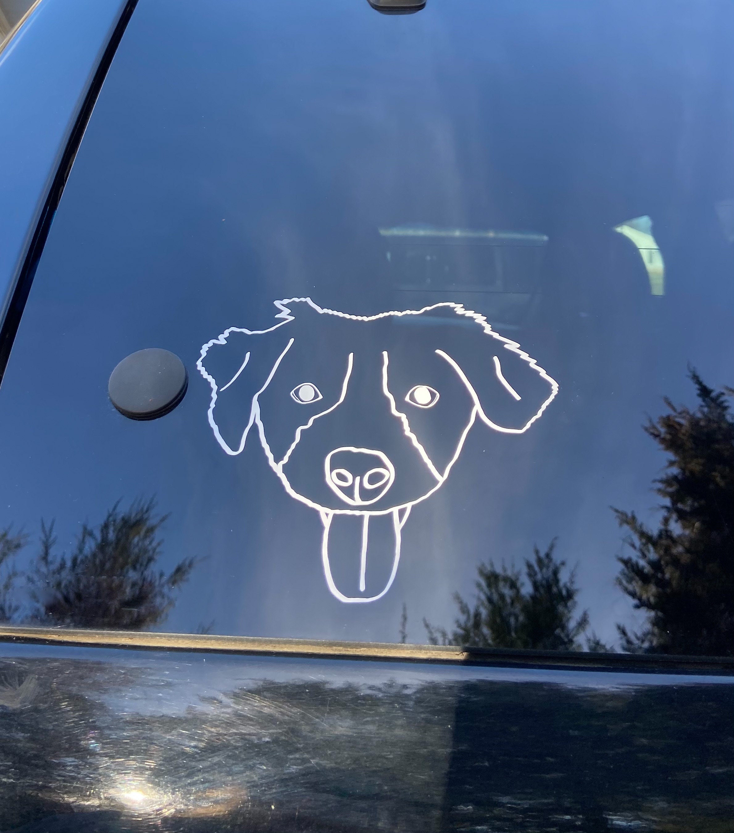 Custom Dog Decal Custom Pet Sticker Pet Car Decal Dog Etsy