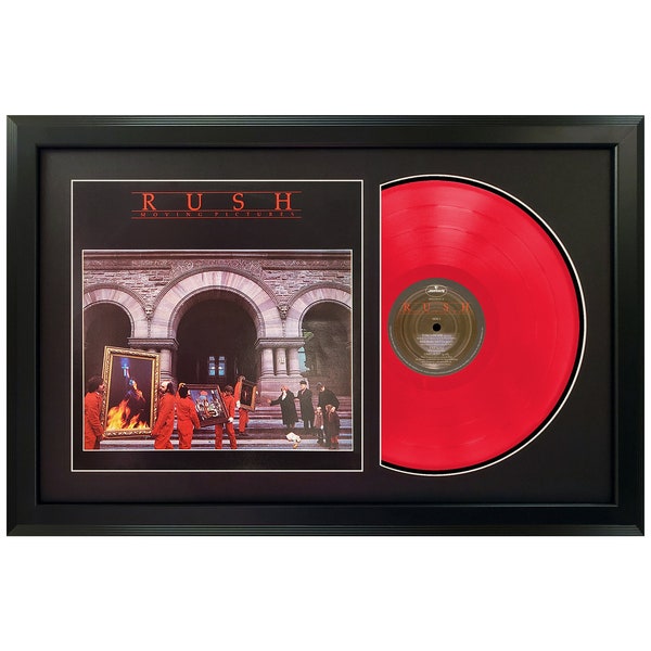 Rush - Moving Picture (Red Vinyl) - Framed Vinyl Record