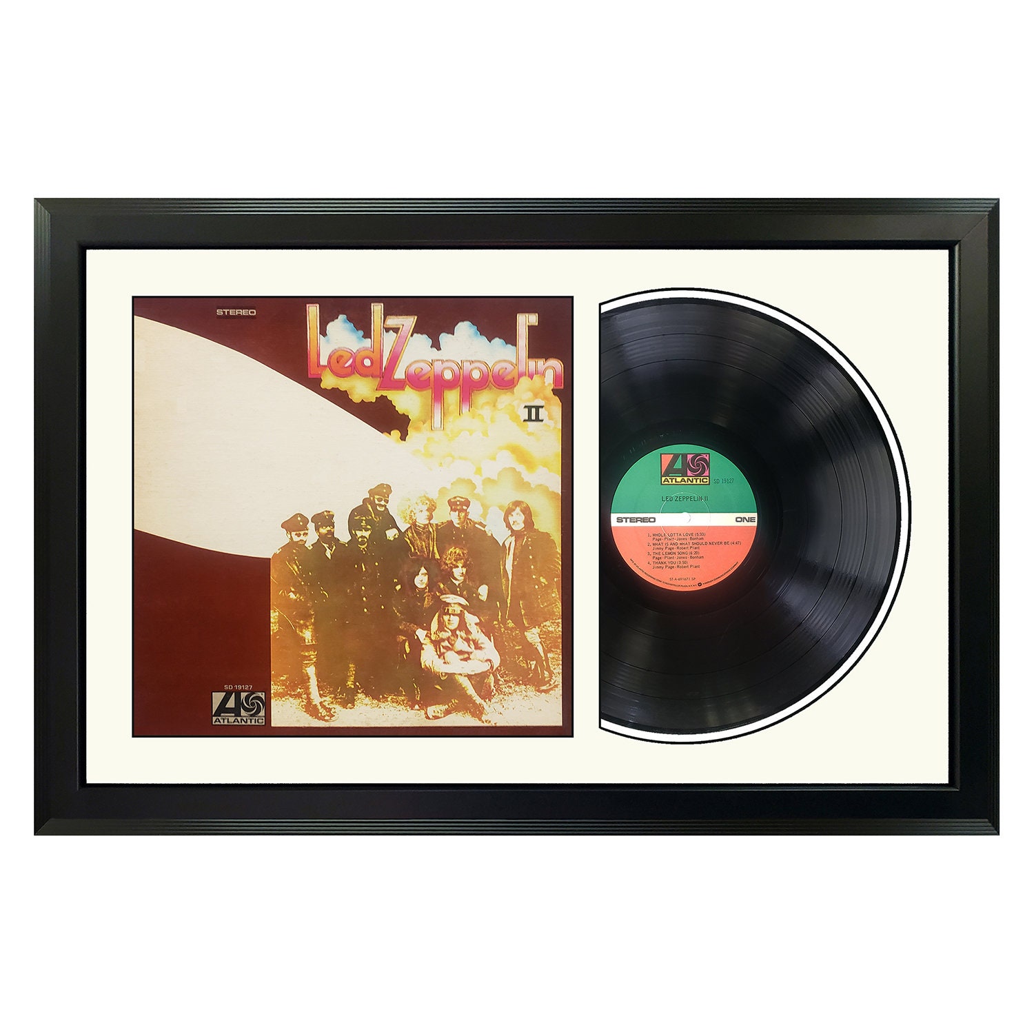 Led Zeppelin - Led Zeppelin II - Framed Vinyl Record