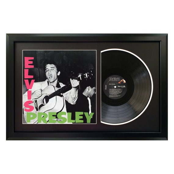 Elvis Presley Presley Framed Vinyl Record - Etsy