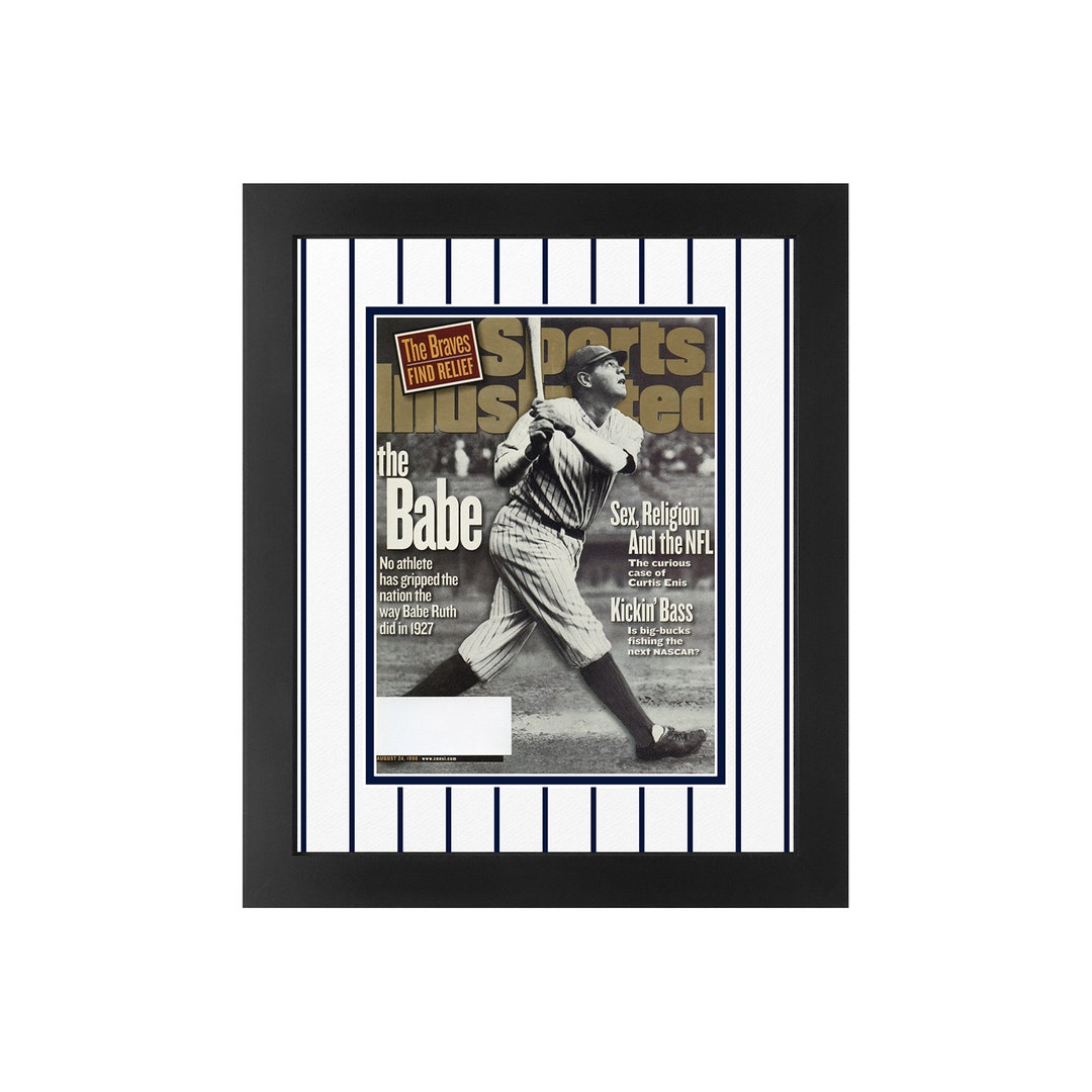 Framed Babe Ruth Sports Illustrated, New York Yankees Decor - Etsy
