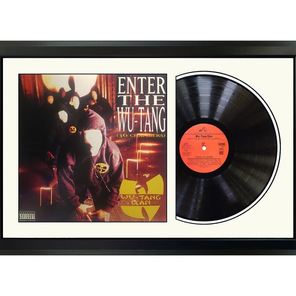 Wu-Tang Clan - Enter the Wu-Tang (36 Chambers) - Framed Vinyl Record