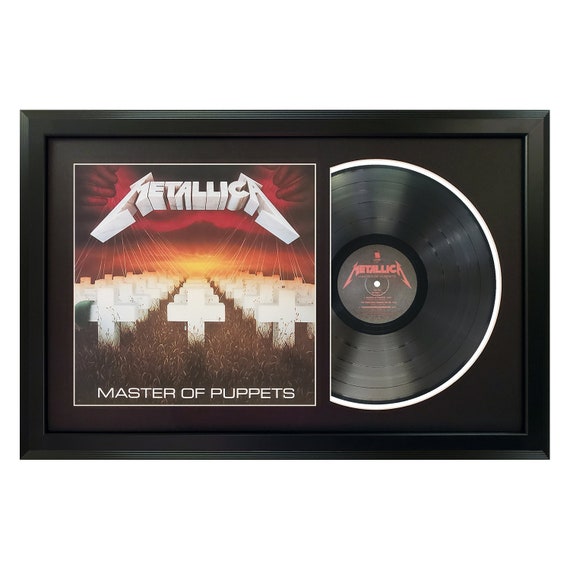 Metallica Master of Puppets Framed Vinyl Record -  Israel
