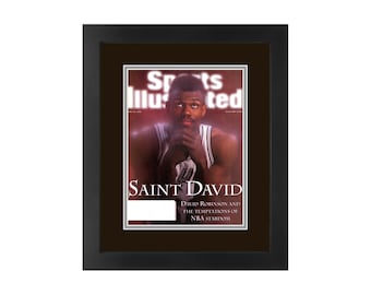 David Robinson, Sports Illustrated, Framed San Antonio Spurs Magazine