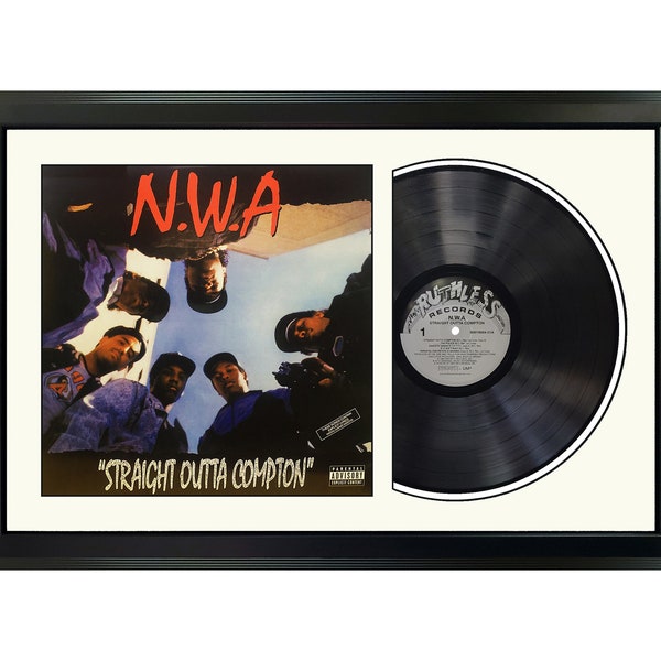 N.W.A. - Straight Outta Compton - Framed Vinyl Record