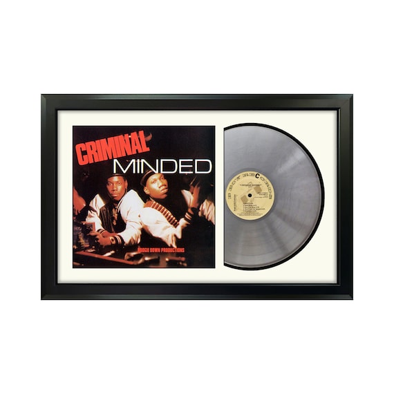 Boogie Down Productions - Criminal Minded - Framed Vinyl Record - Etsy