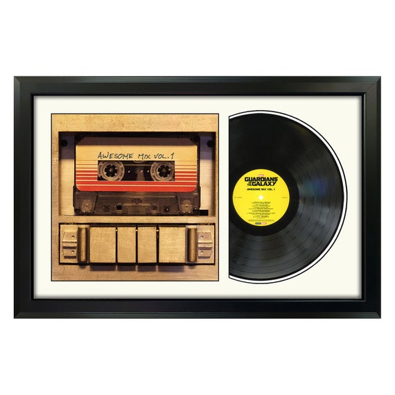 Guardians of the Galaxy Movie Soundtrack Framed Vinyl Record 