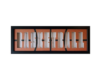Basketball Photo Collage Frame – Personalized Sports Gift