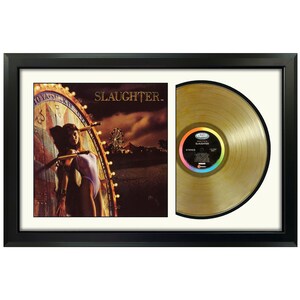 Slaughter - Stick It to Ya - Gold Vinyl - Framed Vinyl Record