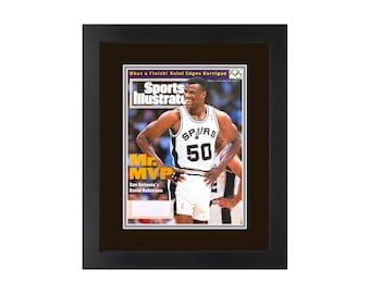 David Robinson Framed Sports Illustrated, San Antonio Spurs Colors