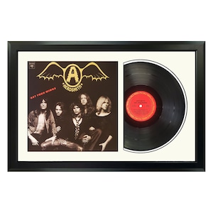 Aerosmith &quot;Get Your Wings&quot; - Framed Vinyl Record