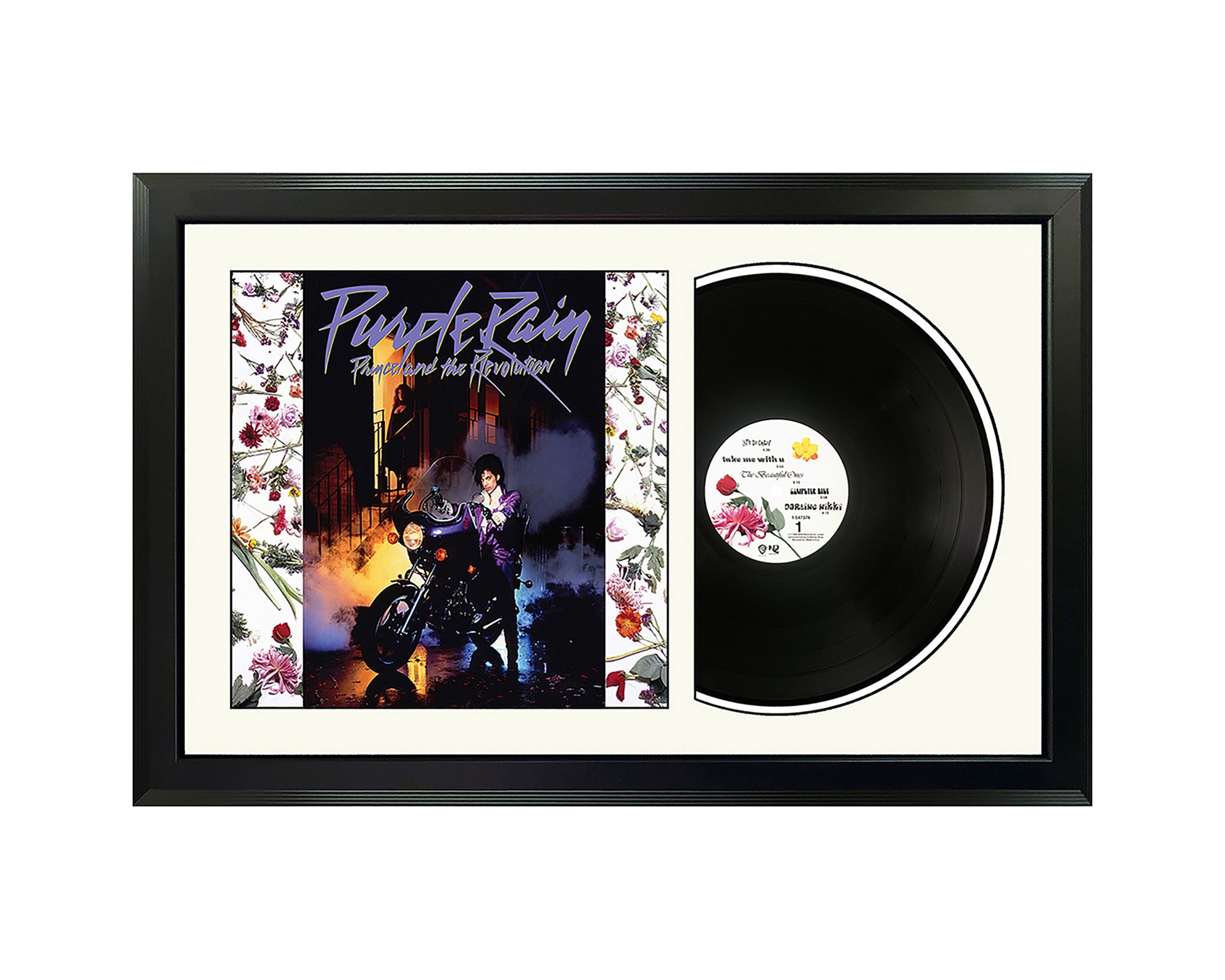 プリンス - パープル・レイン - 額入りビニールレコード - Etsy 日本