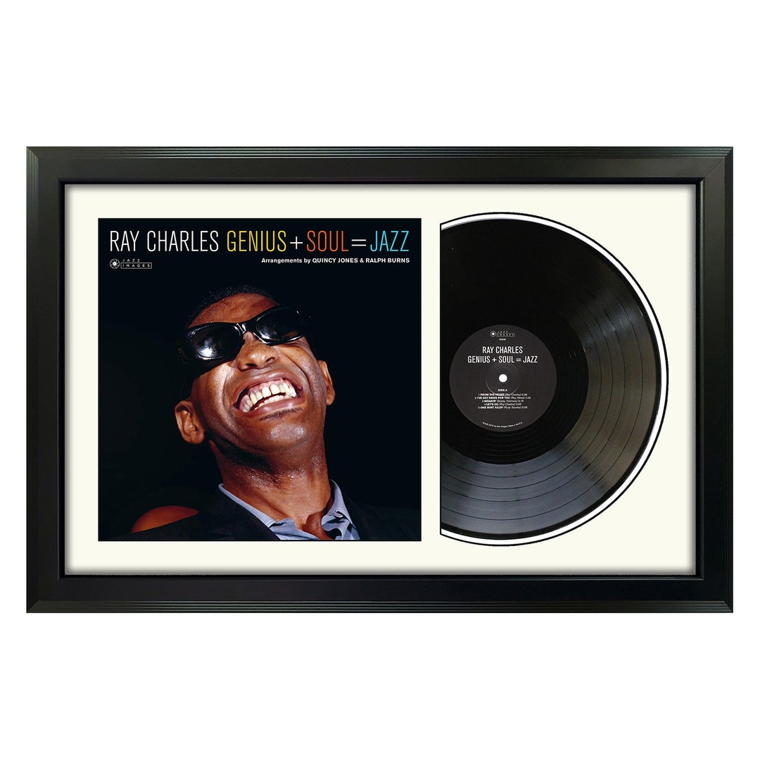 Etsy　Soul　Record　Charles　Ray　Vinyl　Framed　Genius　Jazz　日本
