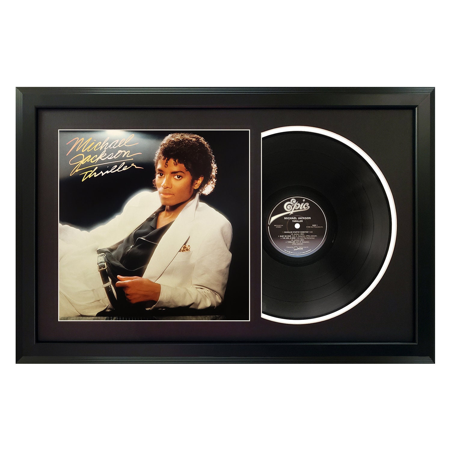 Michael Jackson Thriller Framed Vinyl Record - Etsy Hong Kong