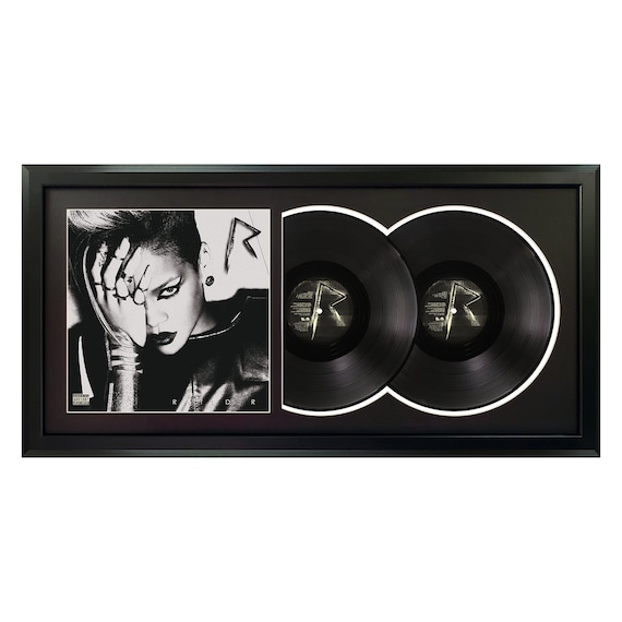 Rihanna - Rated R - Framed Double Album - Black Mat and Black