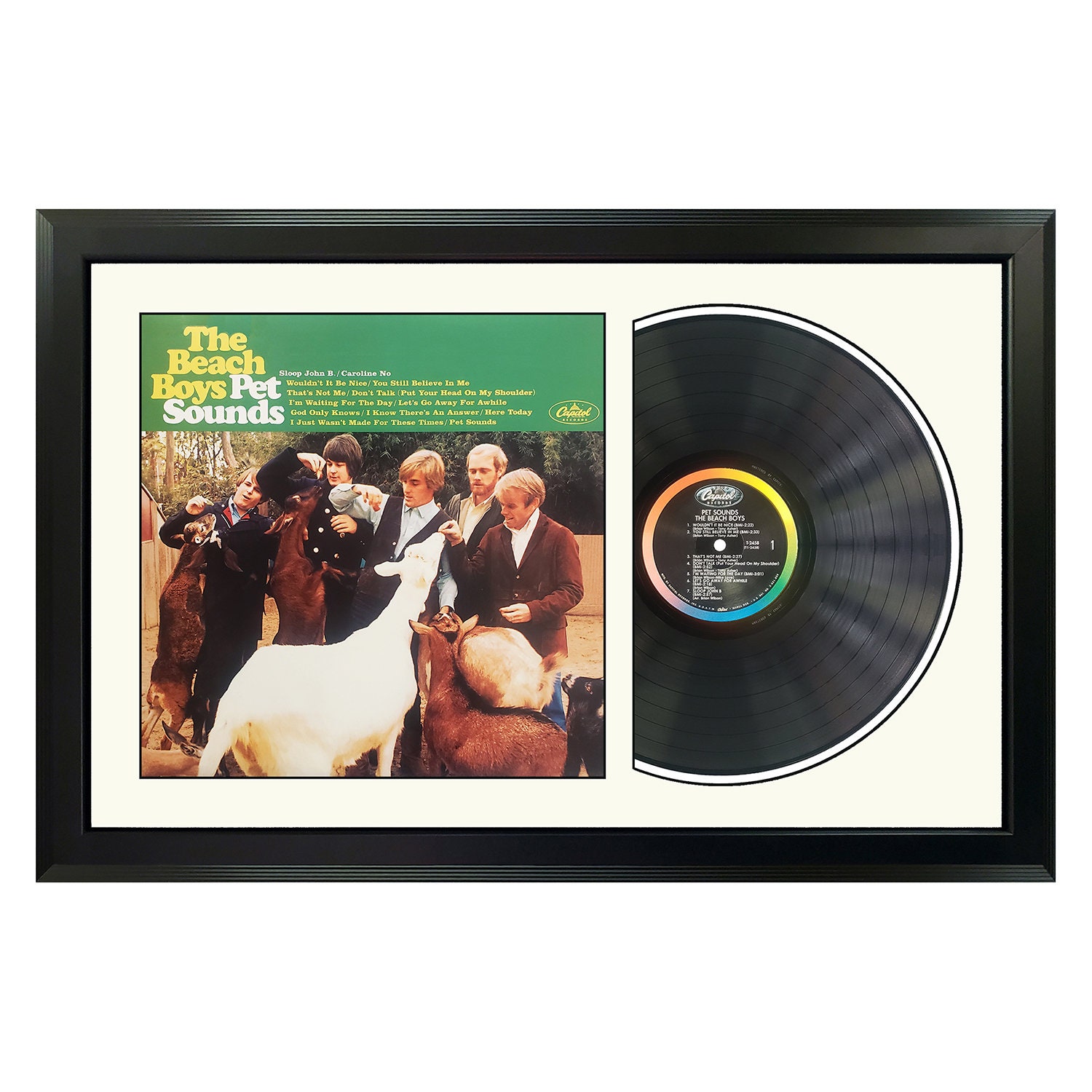 The Beach Boys Pet Sounds 　額 ザ・ビーチ・ボーイズ - ペット・サウンズ - 額入りビニールレコード
