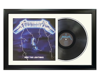 Metallica - Ride the Lightning - Framed Vinyl Record