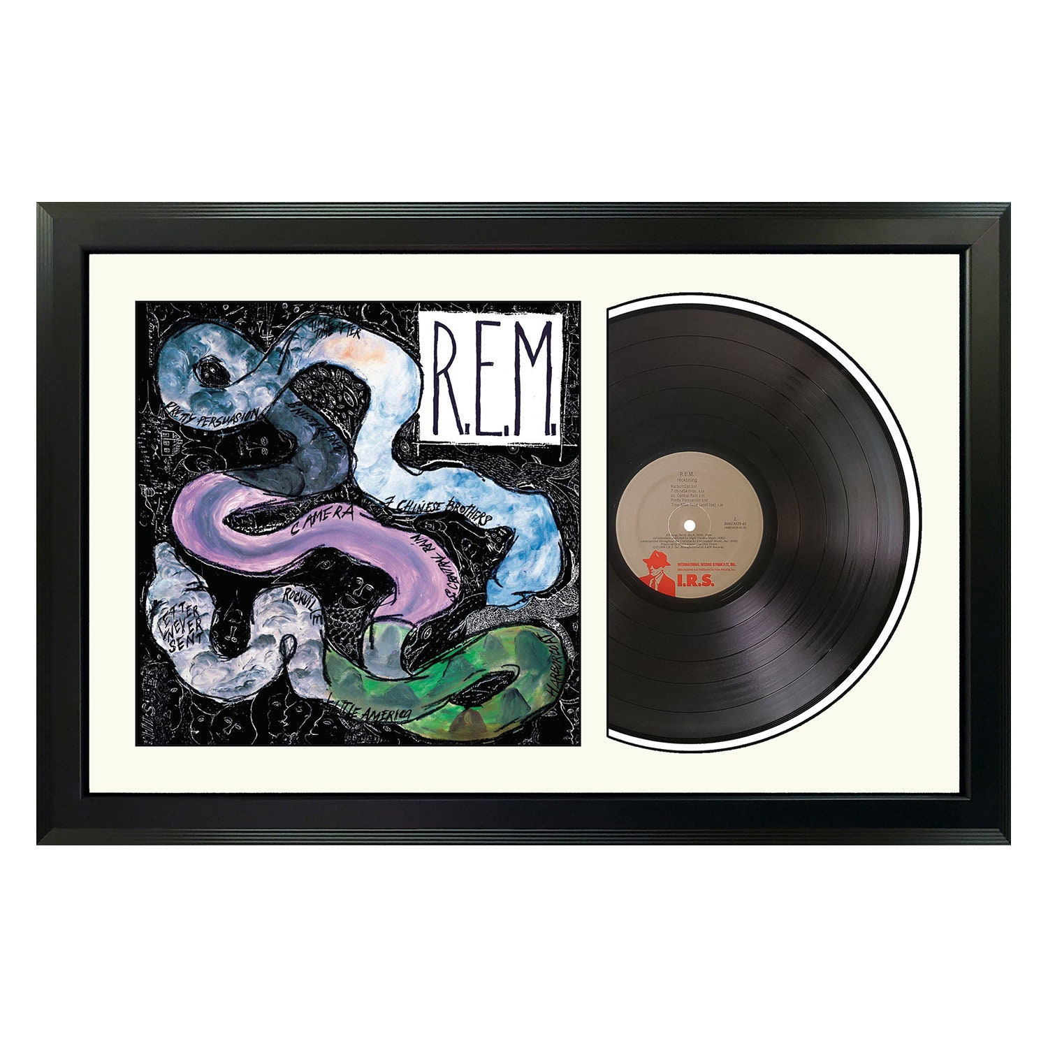 Impression Promotionnelle R.E.M. - Vinyle Vert - 12,5x12,5 Pouces - États-Unis