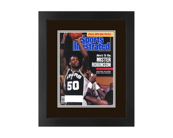 David Robinson, Sports Illustrated, Framed Spurs Colors