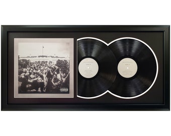 Kendrick Lamar Framed Vinyl Record Art - Black Frame