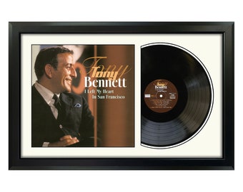 Tony Bennett - I Left My Heart In San Francisco - Framed Vinyl Record