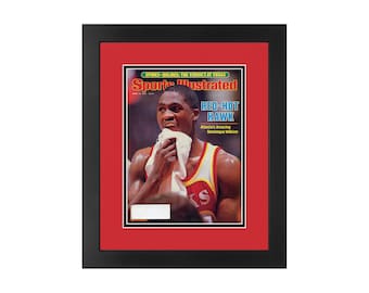 Dominique Wilkins Framed Sports Illustrated, 1986 Atlanta Hawks Colors