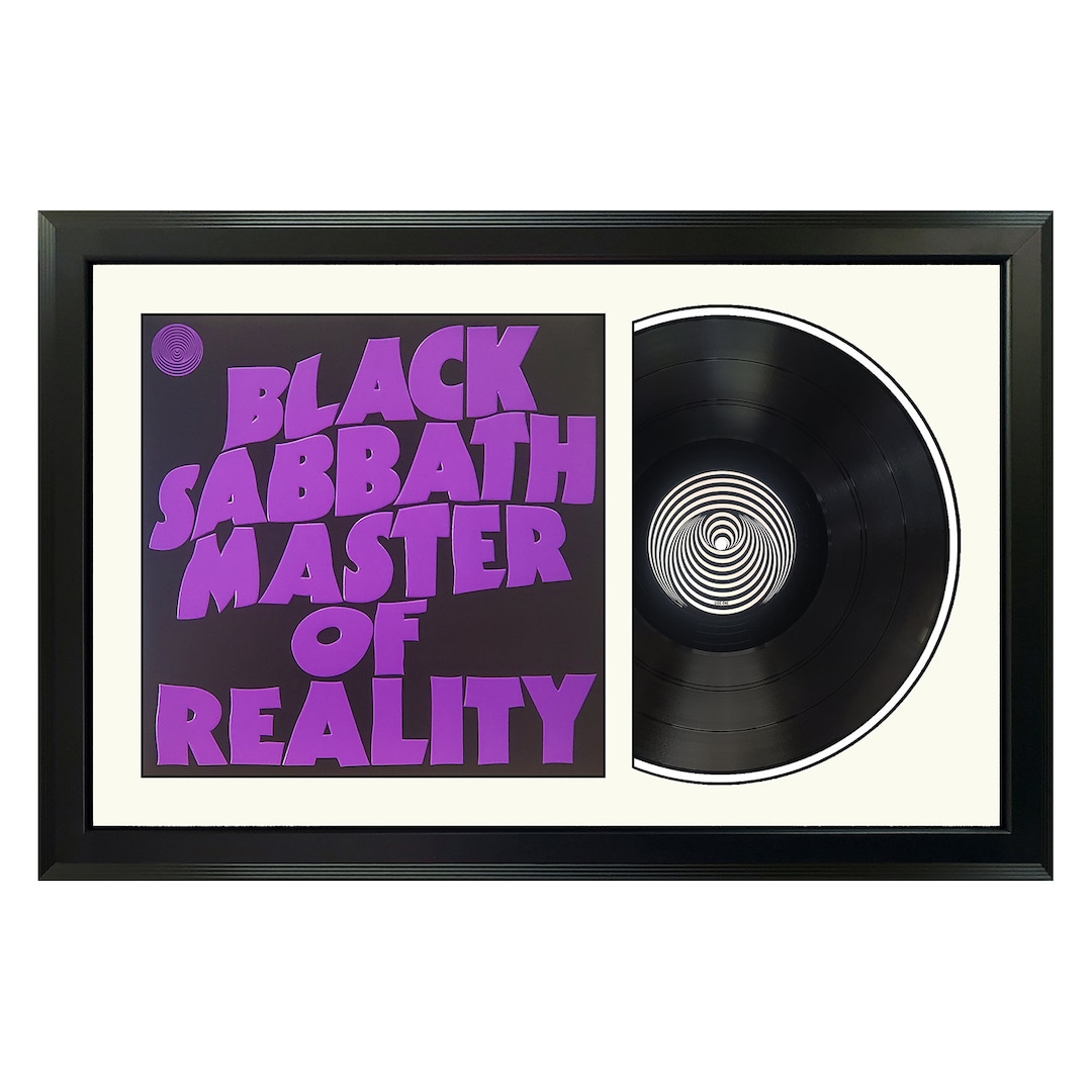 Black Sabbath - Master of Reality - Framed Vinyl Record - Etsy